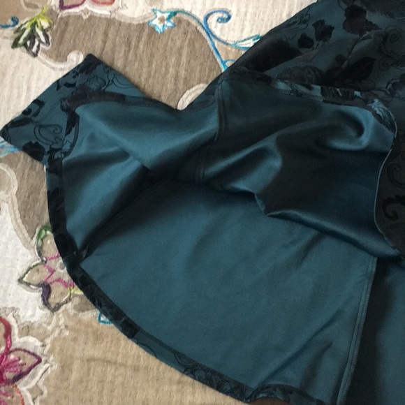 NWT Retro Style Green Fit & Flare Swing Dress - Picture 7 of 8